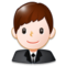 Man Office Worker emoji on Samsung